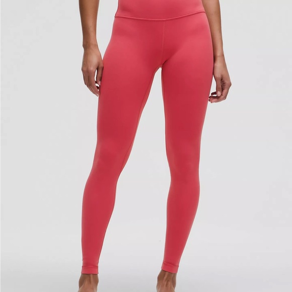 lululemon athletica Pants - Lululemon Athletica High Rise Align Leggings in Desert Red